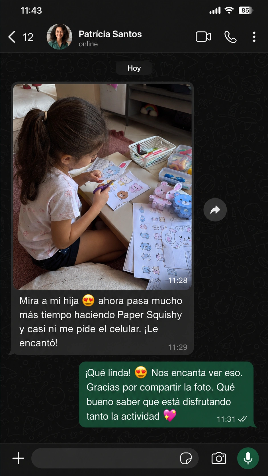 Captura de conversación real en WhatsApp 2
