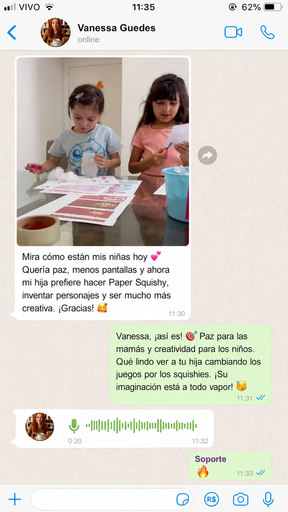 Captura de conversación real en WhatsApp 8